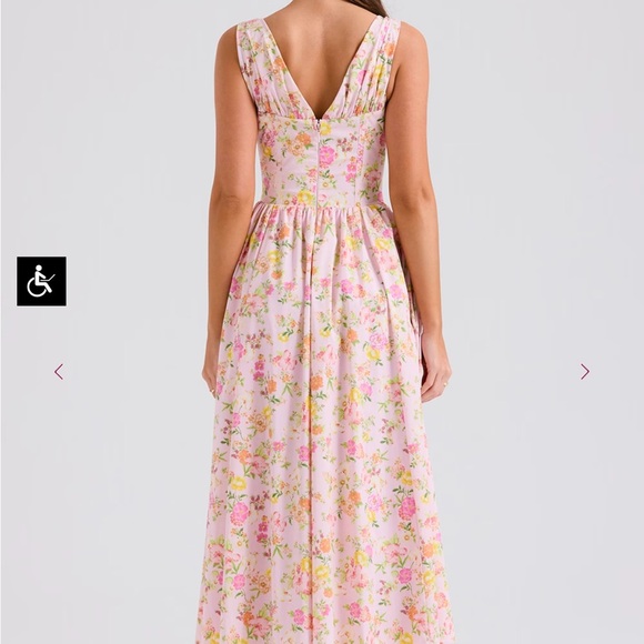 House of CB Emmeline floral midi dress - Picture 3 of 3